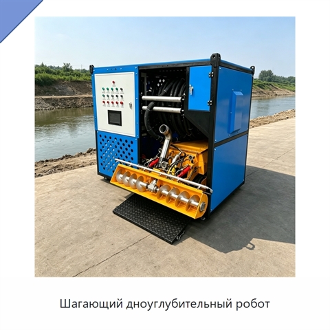 Шагающий дноуглубительный робот