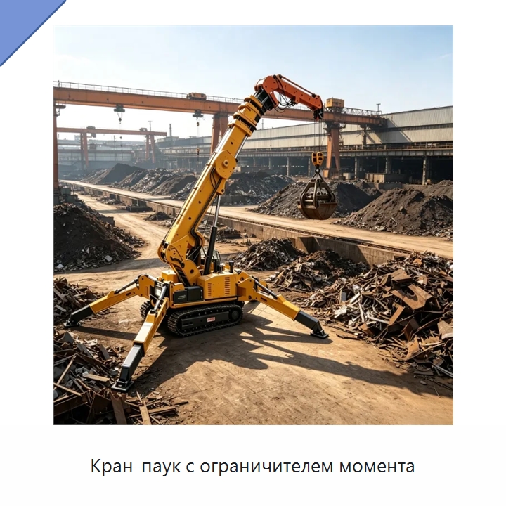 Кран-паук с ограничителем момента — Краны