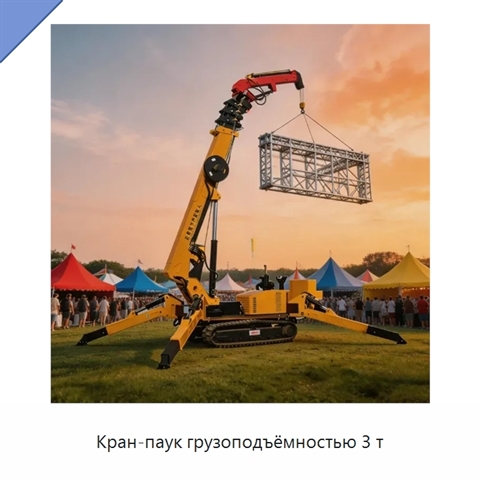 Кран-паук грузоподъёмностью 3 т