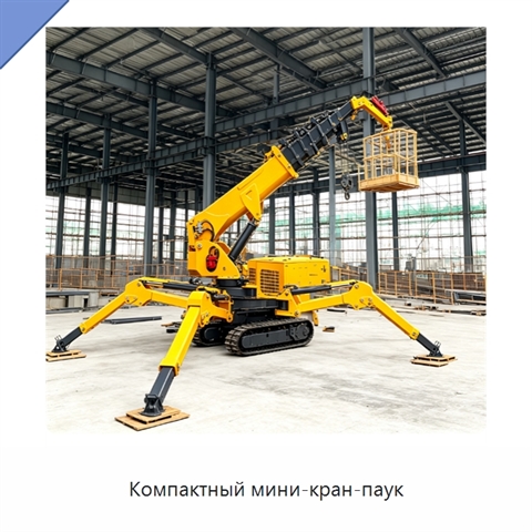Компактный мини-кран-паук