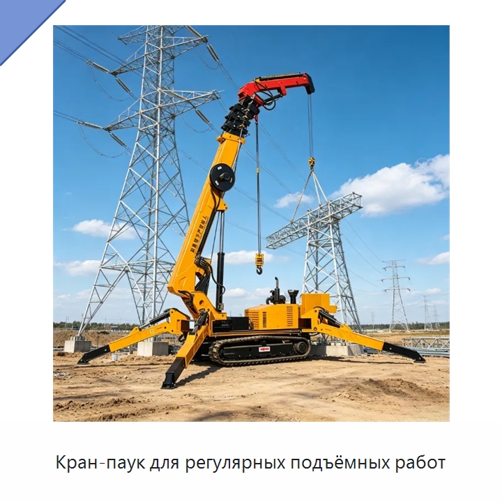 Кран-паук для регулярных подъёмных работ — Краны
