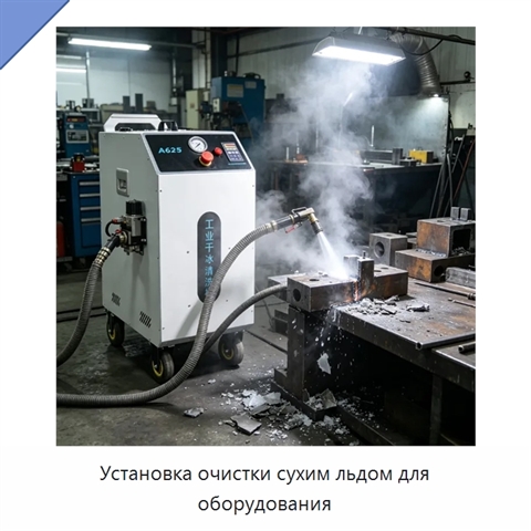 Установка очистки сухим льдом для оборудования