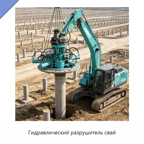 Гидравлический разрушитель свай