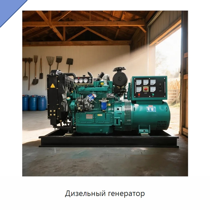 Дизельный генератор — Генерация электроэнергии