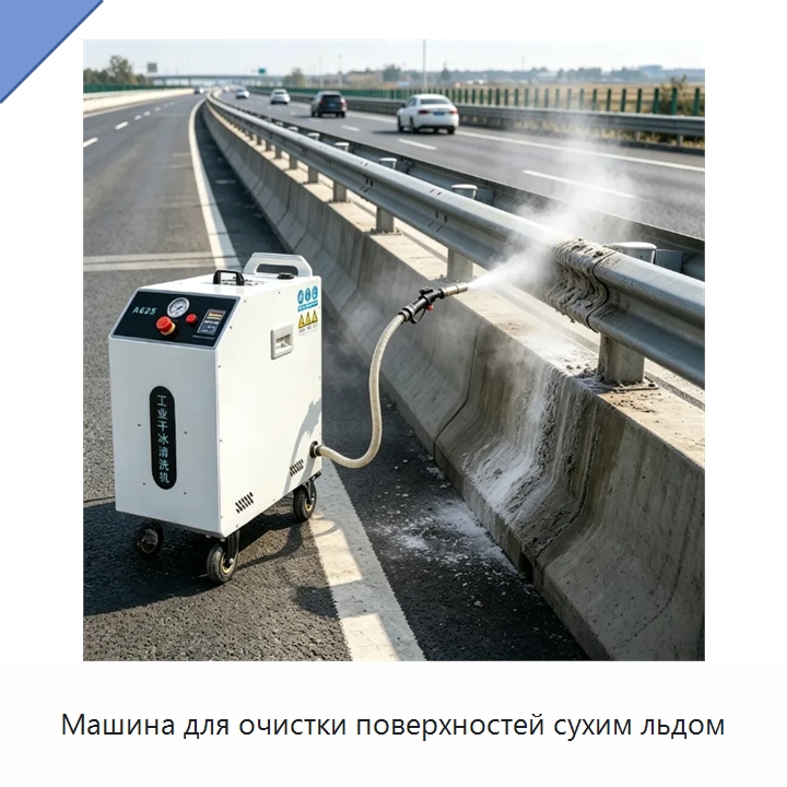 Машина для очистки поверхностей сухим льдом — Специальное уборочное оборудование