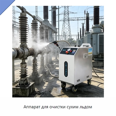 Аппарат для очистки сухим льдом