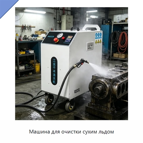 Машина для очистки сухим льдом