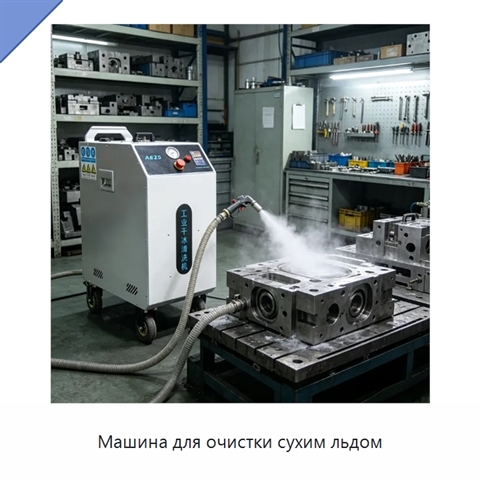 Машина для очистки сухим льдом