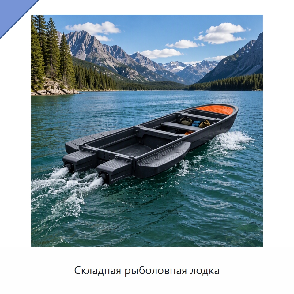 Складная рыболовная лодка — Специальное подъемно-транспортное оборудование