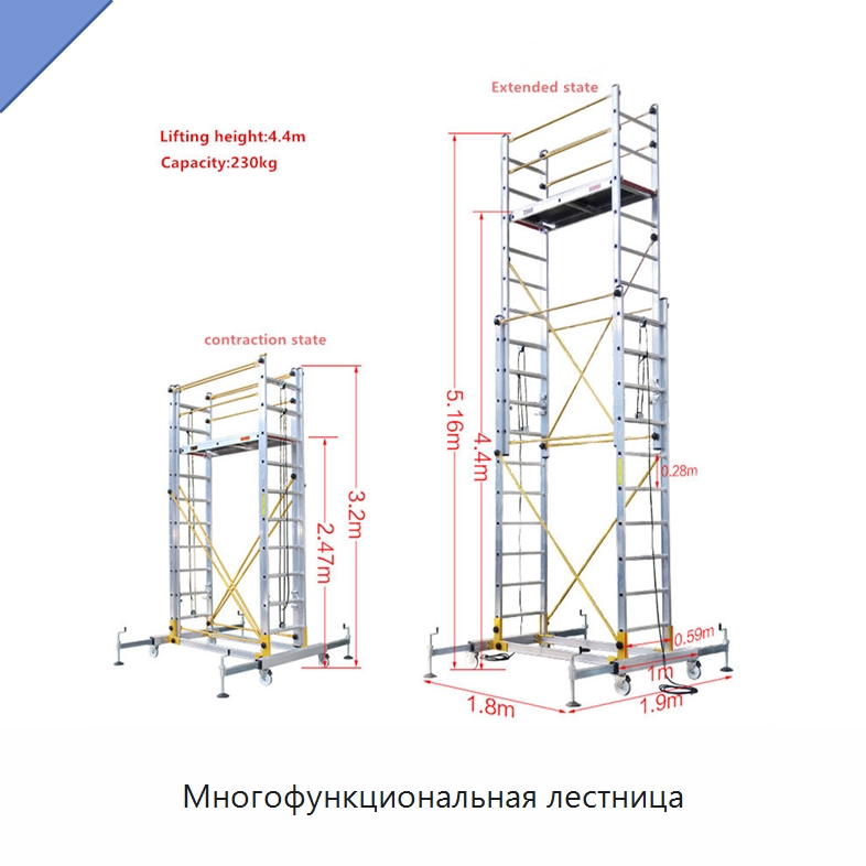 Многофункциональная лестница — Строительные леса