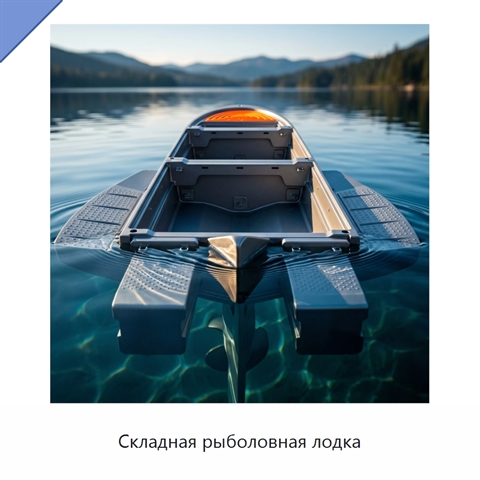 Складная рыболовная лодка