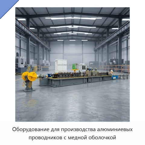 Оборудование для производства алюминиевых проводников с медной оболочкой