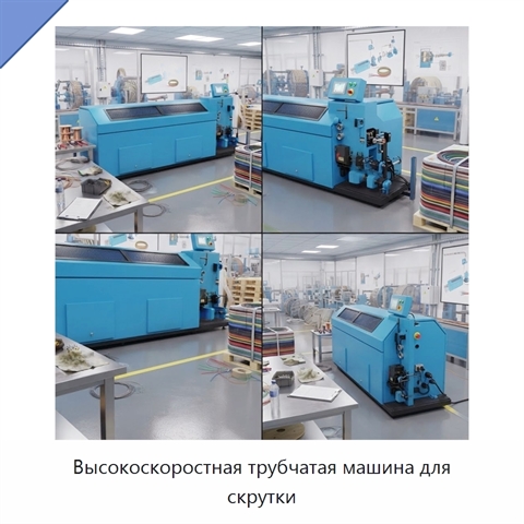 Высокоскоростная трубчатая машина для скрутки
