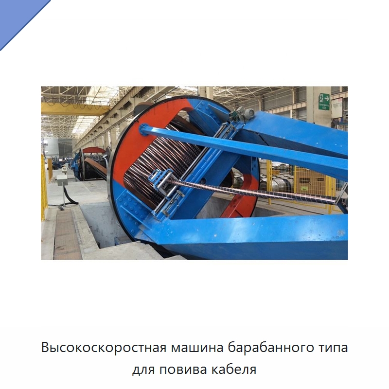 Высокоскоростная машина барабанного типа для повива кабеля — Оборудование для кабельного производства