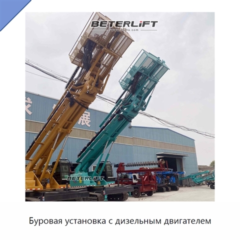 Буровая установка с дизельным двигателем