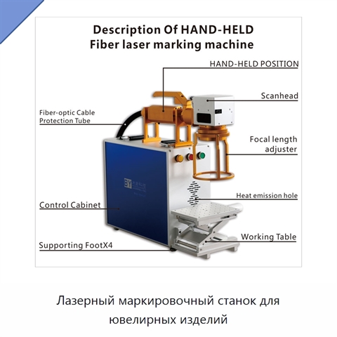 Лазерный маркировочный станок для ювелирных изделий