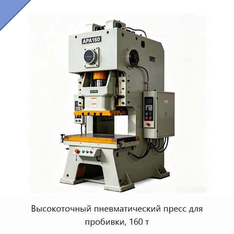Высокоточный пневматический пресс для пробивки, 160 т