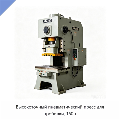 Высокоточный пневматический пресс для пробивки, 160 т