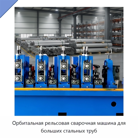 Орбитальная рельсовая сварочная машина для больших стальных труб