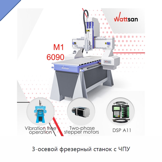 3-осевой фрезерный станок с ЧПУ — Фрезерные станки по дереву