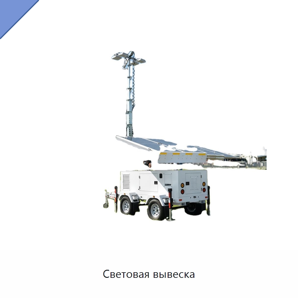 Световая вывеска — Солнечные светильники