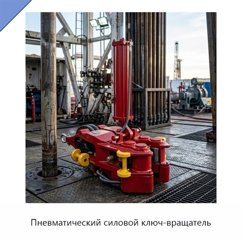 Пневматический силовой ключ-вращатель