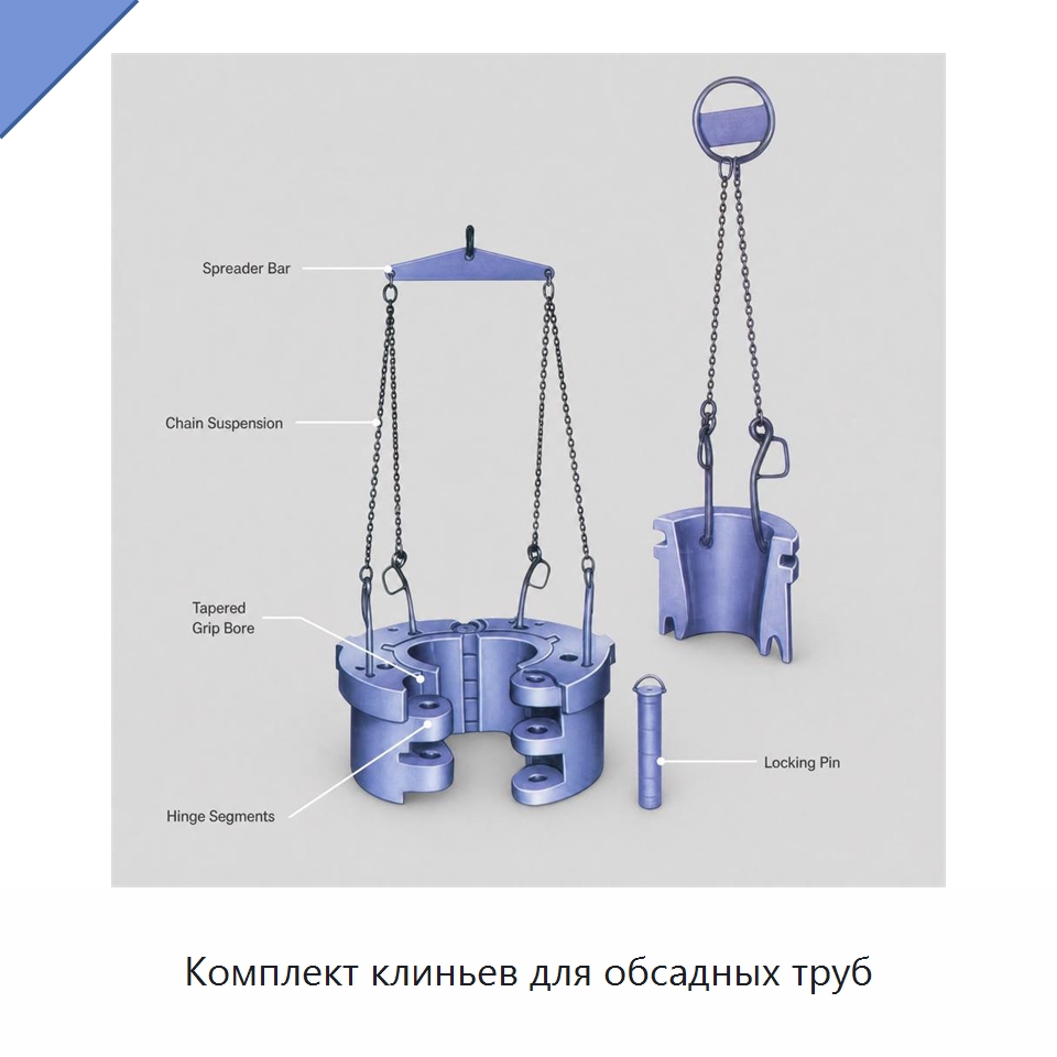 Комплект клиньев для обсадных труб — Нефтепромысловое оборудование