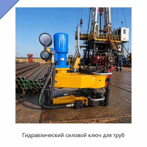 Гидравлический силовой ключ для труб