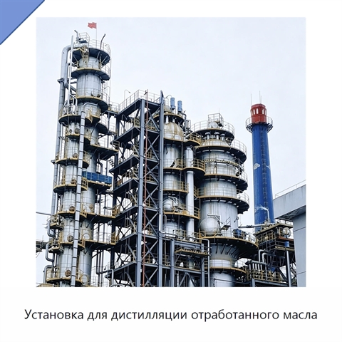 Установка для дистилляции отработанного масла