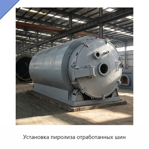 Установка пиролиза отработанных шин