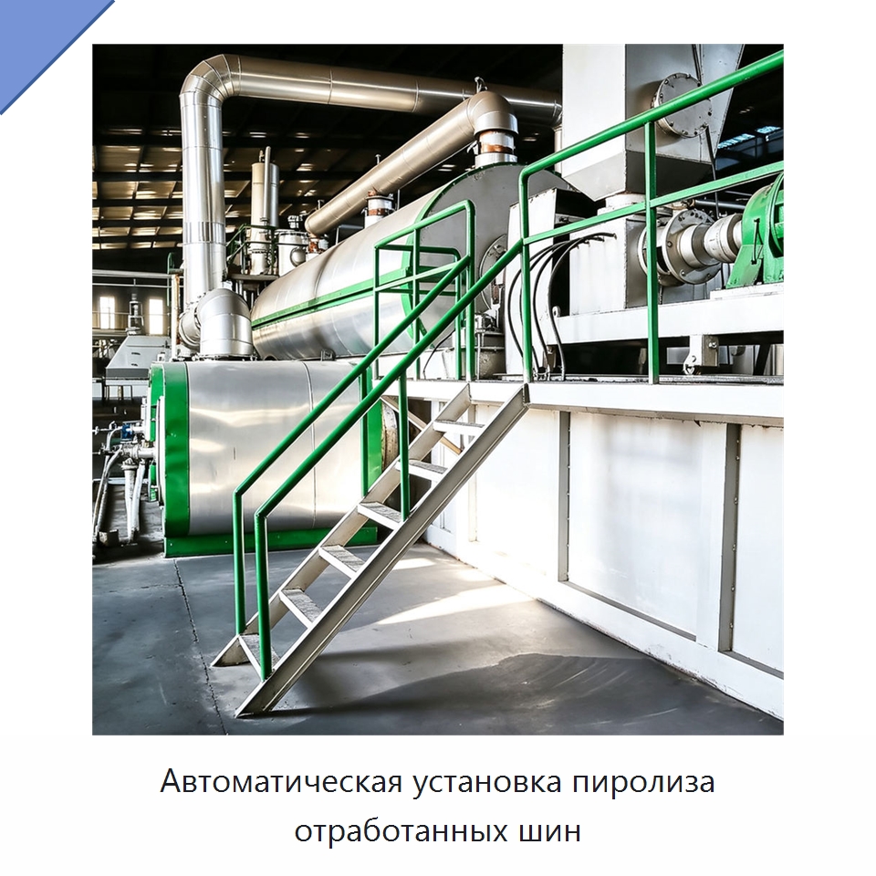 Автоматическая установка пиролиза отработанных шин — Оборудование для переработки резины