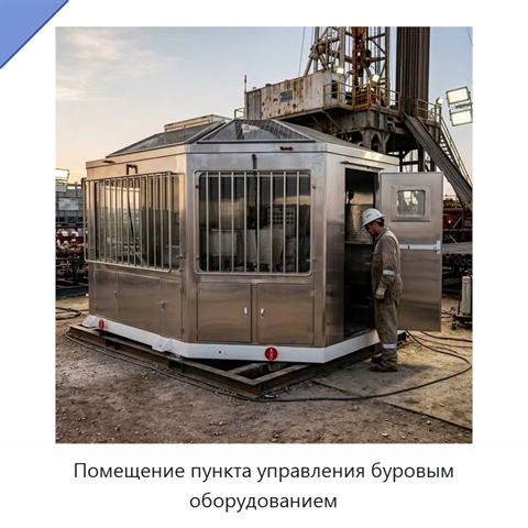 Помещение пункта управления буровым оборудованием
