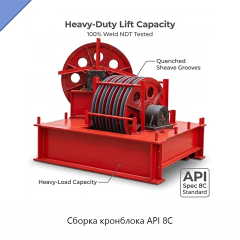 Сборка кронблока API 8C