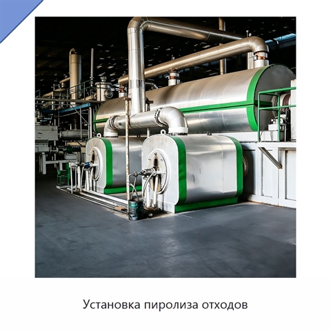 Установка пиролиза отходов