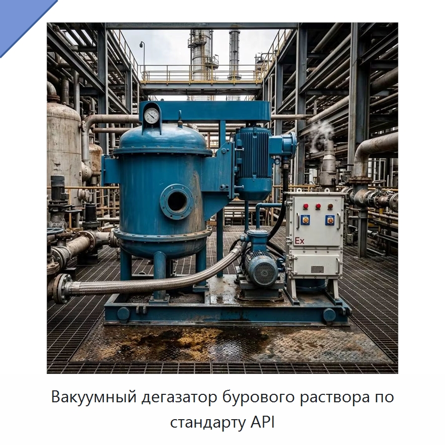 Вакуумный дегазатор бурового раствора по стандарту API — Нефтепромысловое оборудование