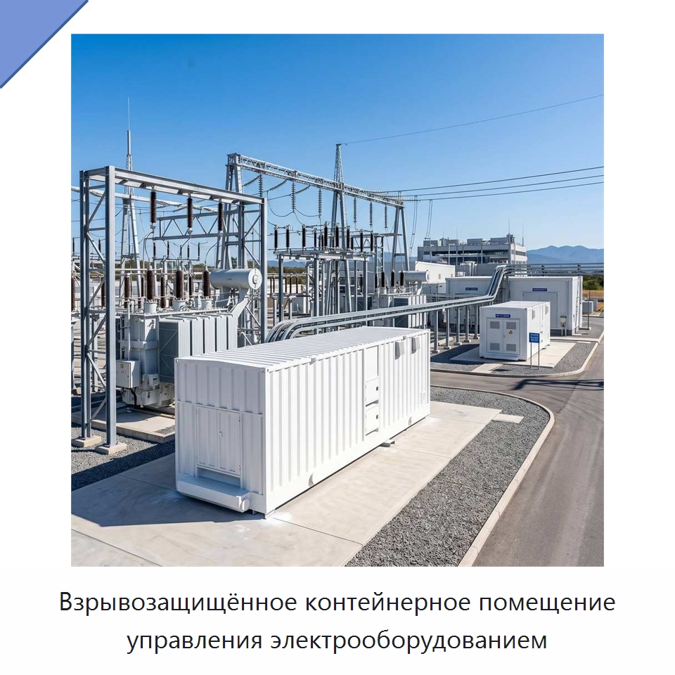 Взрывозащищённое контейнерное помещение управления электрооборудованием — Нефтепромысловое оборудование