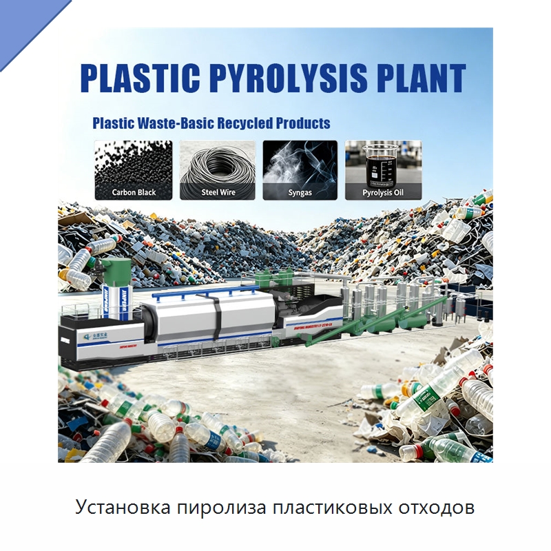 Установка пиролиза пластиковых отходов — Оборудование для переработки резины