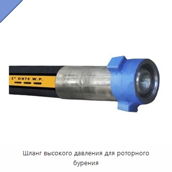 Шланг высокого давления для роторного бурения