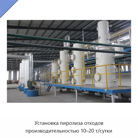 Установка пиролиза отходов производительностью 10–20 т/сутки