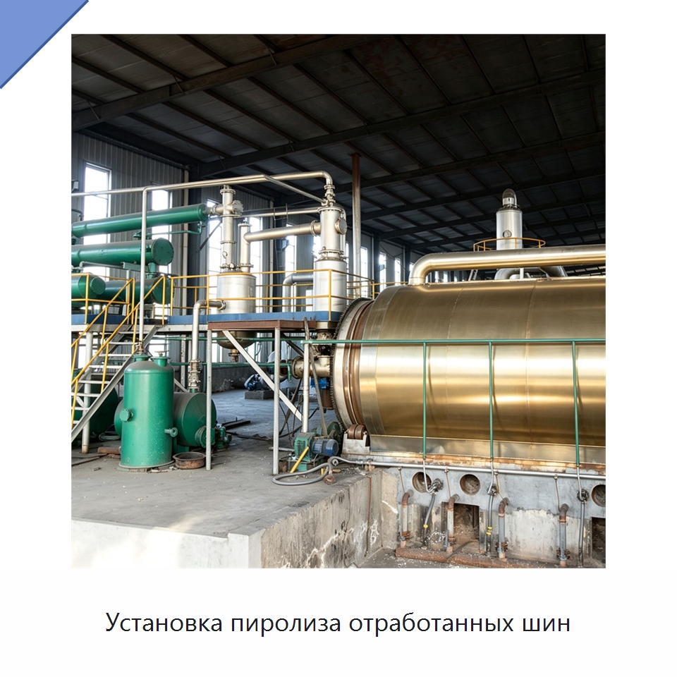Установка пиролиза отработанных шин — Оборудование для переработки резины