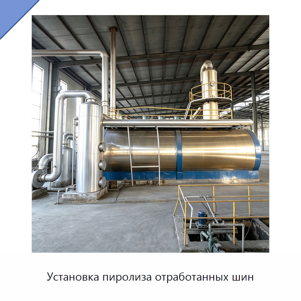 Установка пиролиза отработанных шин — Оборудование для переработки резины