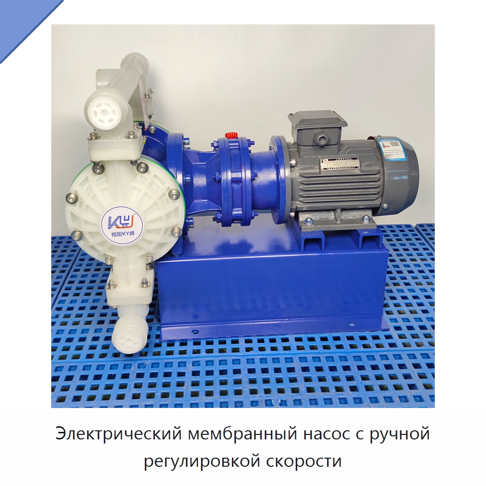 Электрический мембранный насос с ручной регулировкой скорости — Насосы