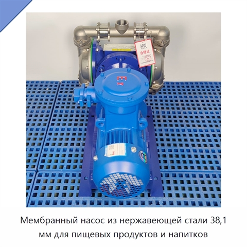 Мембранный насос из нержавеющей стали 38,1 мм для пищевых продуктов и напитков