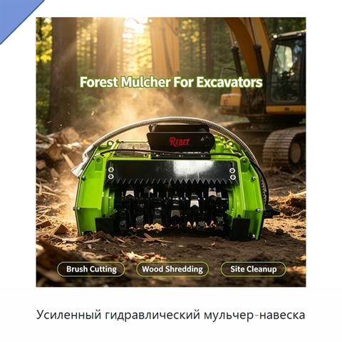 Усиленный гидравлический мульчер-навеска