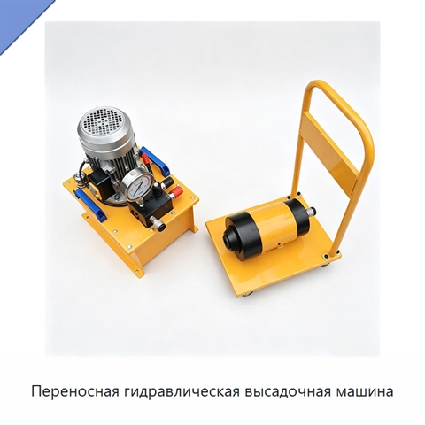 Переносная гидравлическая высадочная машина